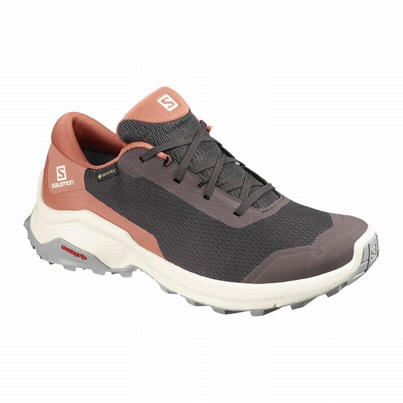 Chaussures De Randonnée Salomon Femme Chocolat - Salomon X REVEAL GORE-TEX - France (0687-CUVXL)